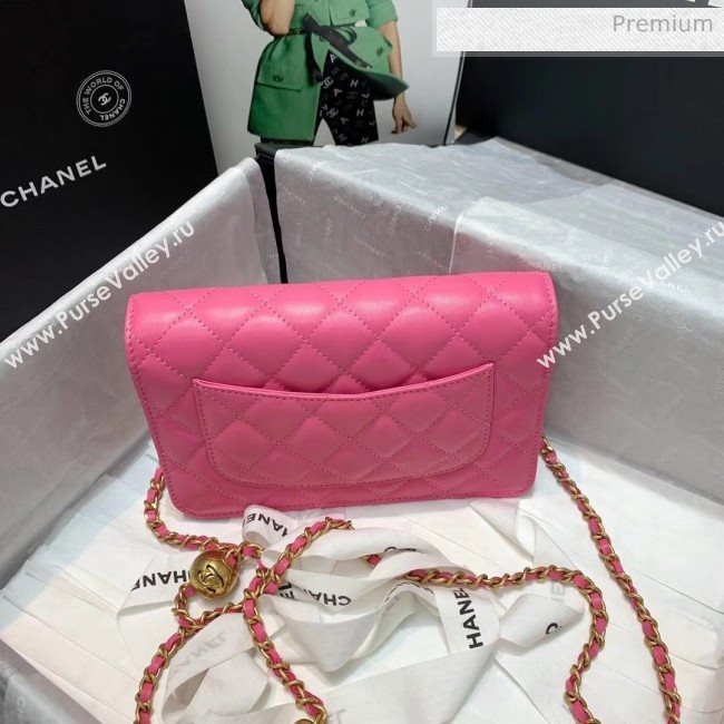 Chanel Metal Wallet on Chain WOC Bag AP1450 Rosy 2020 (JY-20040718)