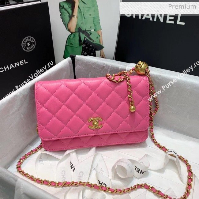 Chanel Metal Wallet on Chain WOC Bag AP1450 Rosy 2020 (JY-20040718)