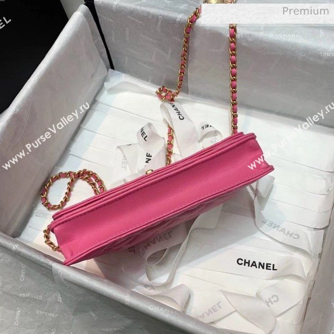 Chanel Metal Wallet on Chain WOC Bag AP1450 Rosy 2020 (JY-20040718)