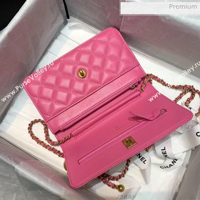 Chanel Metal Wallet on Chain WOC Bag AP1450 Rosy 2020 (JY-20040718)