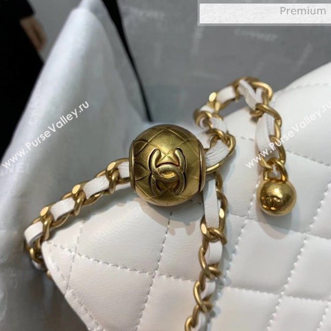 Chanel Metal Wallet on Chain WOC Bag AP1450 White 2020 (JY-20040721)