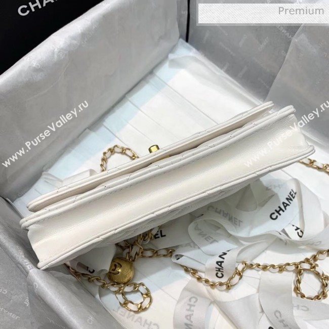 Chanel Metal Wallet on Chain WOC Bag AP1450 White 2020 (JY-20040721)