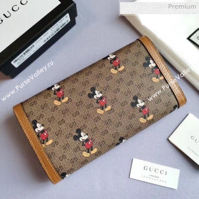 Gucci Disney x Gucci Mickey Mouse Long Wallet 602530 2020 (DLH-20040724)