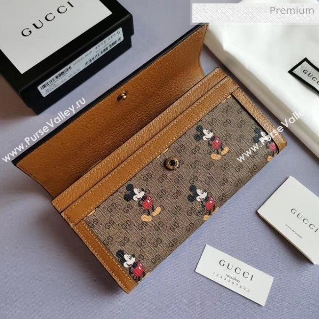 Gucci Disney x Gucci Mickey Mouse Long Wallet 602530 2020 (DLH-20040724)