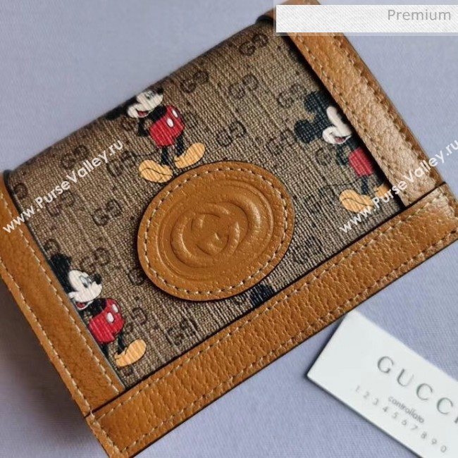 Gucci Disney x Gucci Mickey Mouse Short Wallet 602534 2020 (DLH-20040726)