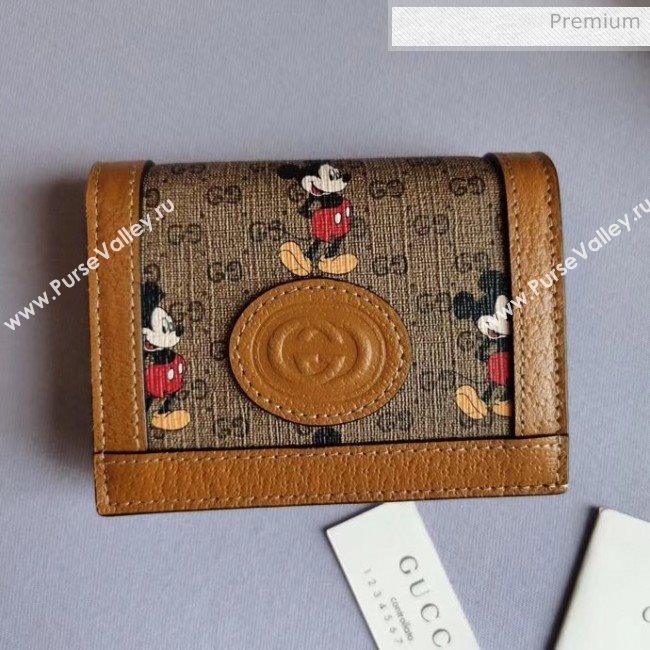 Gucci Disney x Gucci Mickey Mouse Short Wallet 602534 2020 (DLH-20040726)