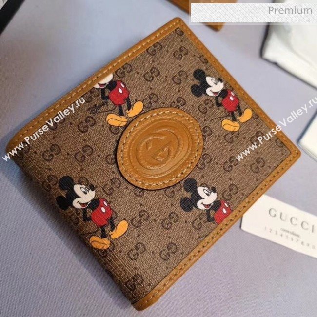 Gucci Disney x Gucci Mickey Mouse Card Hoder Wallet 602547 2020 (DLH-20040727)