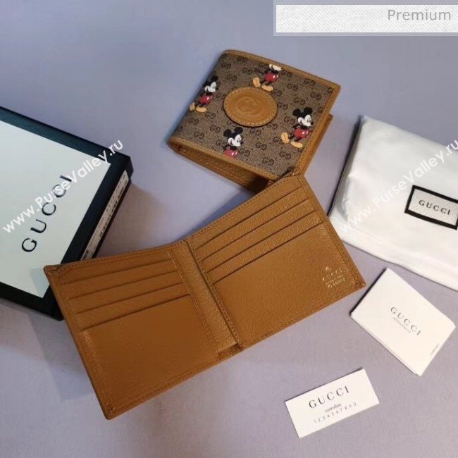 Gucci Disney x Gucci Mickey Mouse Card Hoder Wallet 602547 2020 (DLH-20040727)