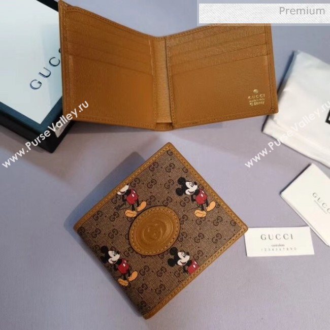Gucci Disney x Gucci Mickey Mouse Card Hoder Wallet 602547 2020 (DLH-20040727)