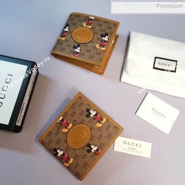 Gucci Disney x Gucci Mickey Mouse Card Hoder Wallet 602547 2020 (DLH-20040727)