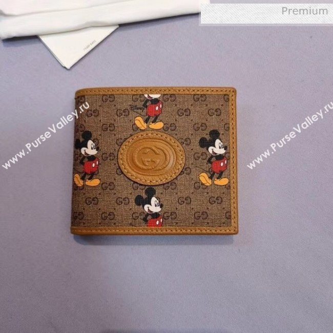Gucci Disney x Gucci Mickey Mouse Card Hoder Wallet 602547 2020 (DLH-20040727)