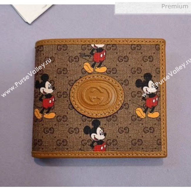 Gucci Disney x Gucci Mickey Mouse Card Hoder Wallet 602547 2020 (DLH-20040727)