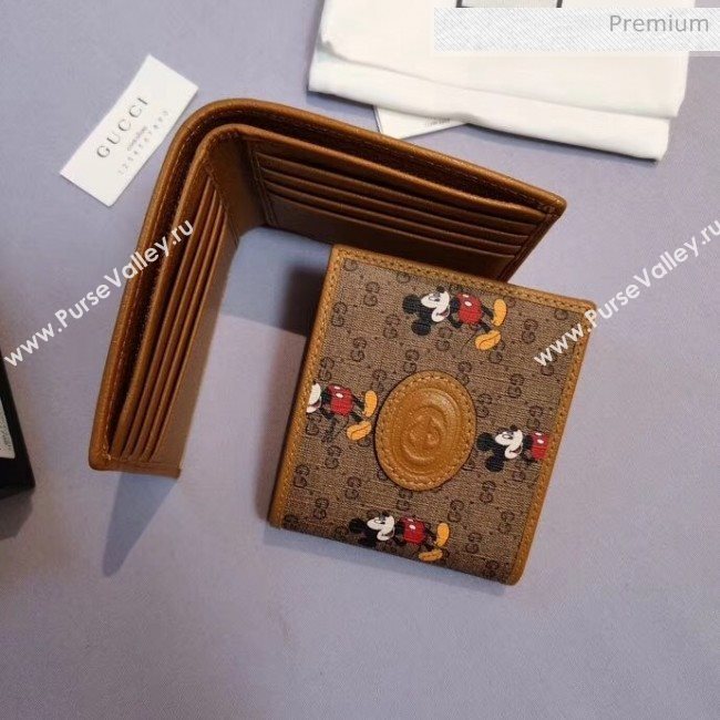 Gucci Disney x Gucci Mickey Mouse Card Hoder Wallet 602547 2020 (DLH-20040727)