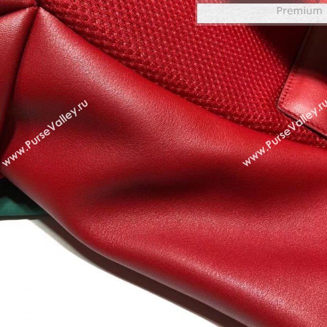 Gucci GG Leather Backpack 536413 Red (DLH-20040740)