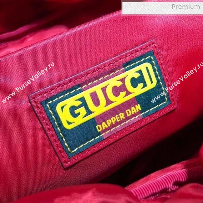 Gucci GG Leather Backpack 536413 Red (DLH-20040740)