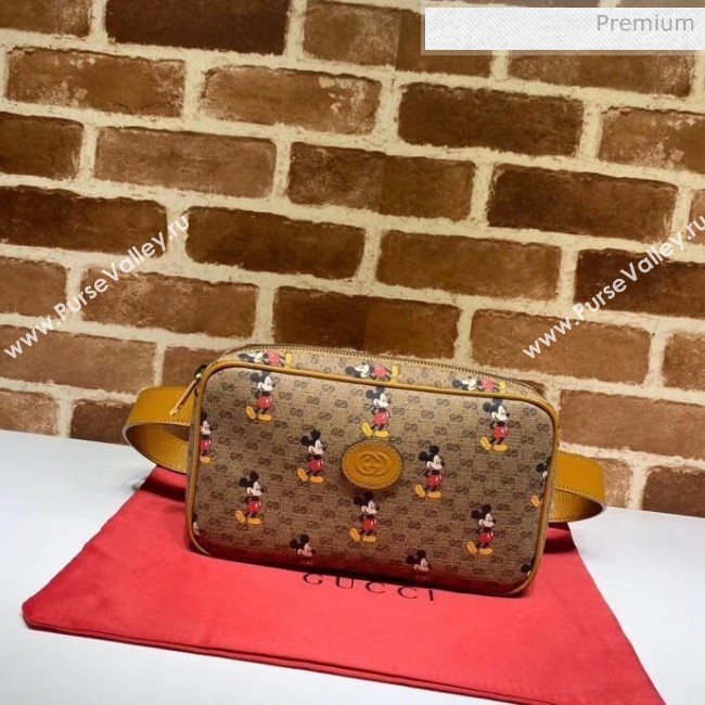 Gucci Disney x Gucci Mickey Mouse Belt Bag 602695 2020 (DLH-20040731)