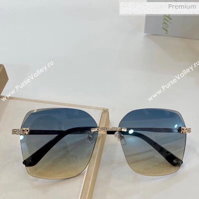 Cartier Crystal Leopard Sunglasses 99 2020 (A-20041039)