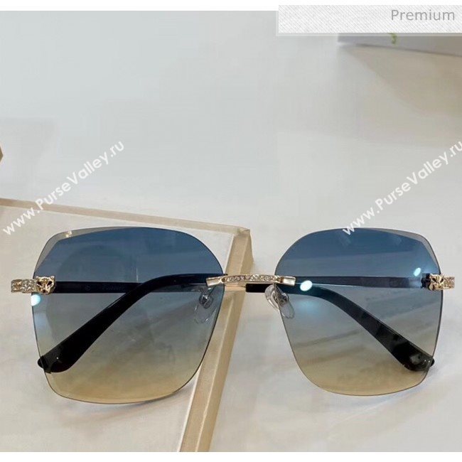 Cartier Crystal Leopard Sunglasses 99 2020 (A-20041039)