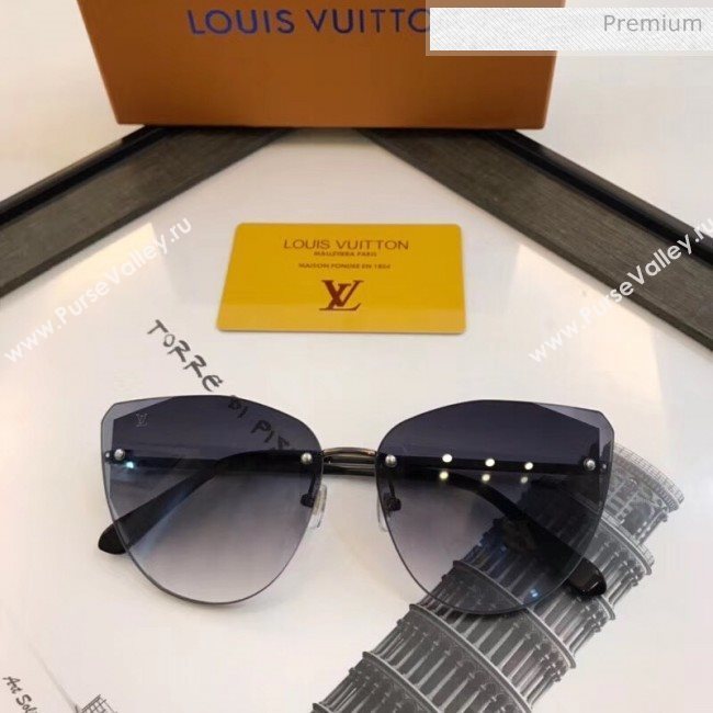 Louis Vuitton Plein Soleil Pilot Sunglasses Z1317E Silver 145 2020 (A-20041085)