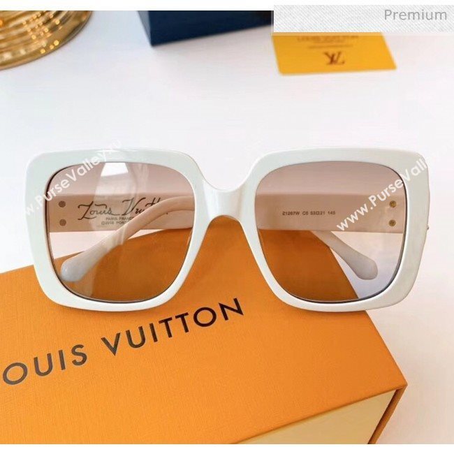 Louis Vuitton LV Rainbow Square Sunglasses Z1186E 134 2020 (A-20041074)