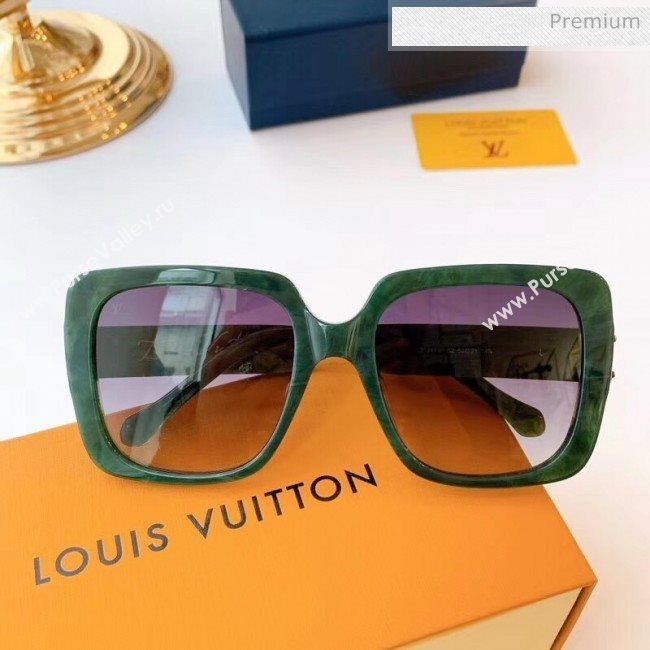 Louis Vuitton LV Rainbow Square Sunglasses Z1186E 135 2020 (A-20041075)