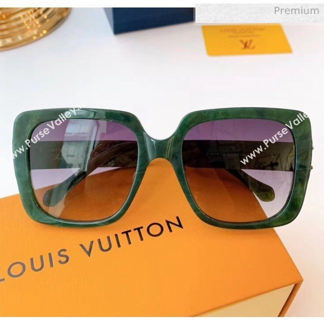 Louis Vuitton LV Rainbow Square Sunglasses Z1186E 135 2020 (A-20041075)