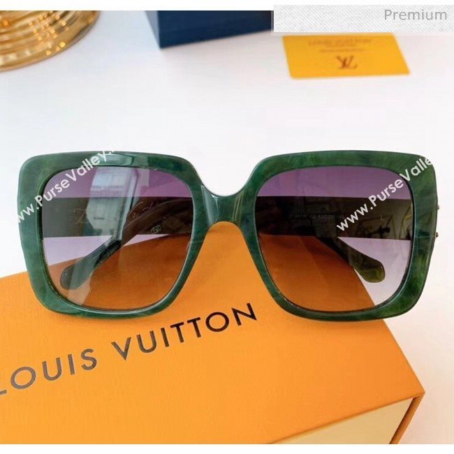 Louis Vuitton LV Rainbow Square Sunglasses Z1186E 135 2020 (A-20041075)
