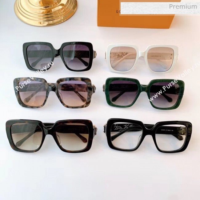 Louis Vuitton LV Rainbow Square Sunglasses Z1186E 134 2020 (A-20041074)