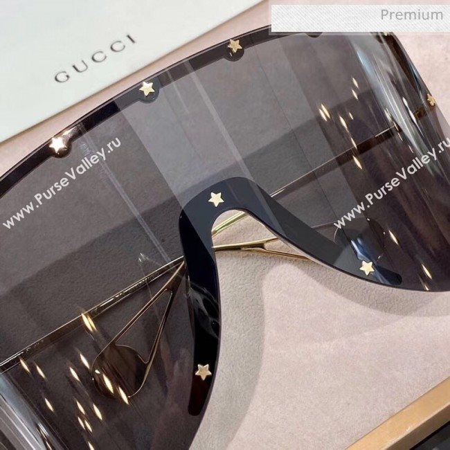 Gucci Mask Sunglasses Black Cruise 2020 (A-20041113)