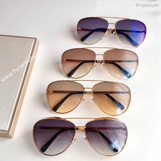 Louis Vuitton Metal Frame Sunglasses 163 2020 (A-20041125)