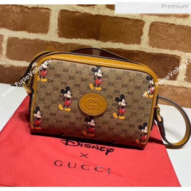 Gucci Disney x Gucci Mickey Mouse Shoulder Bag 602536 2020 (DLH-20040737)