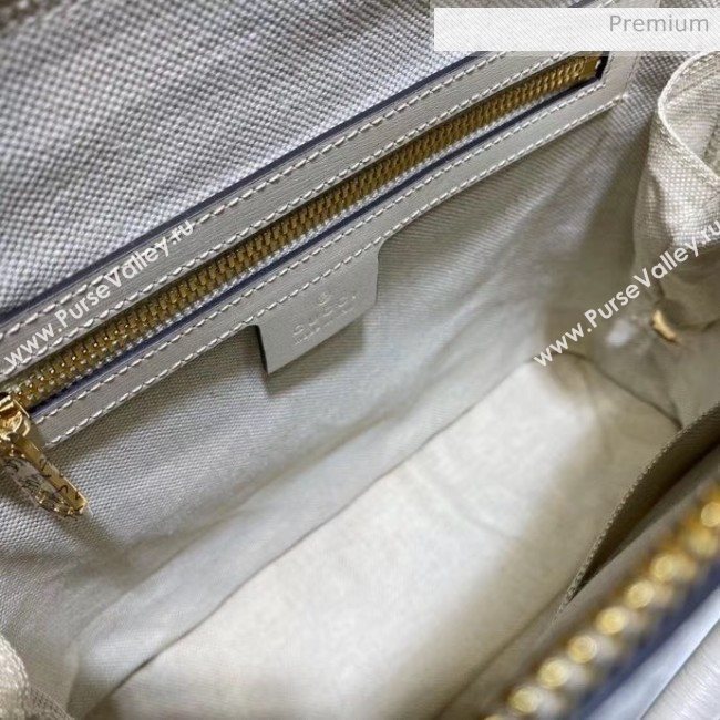 Gucci 1955 Horsebit Small Top Handle Bag 621220 White 2020 (DLH-20040743)