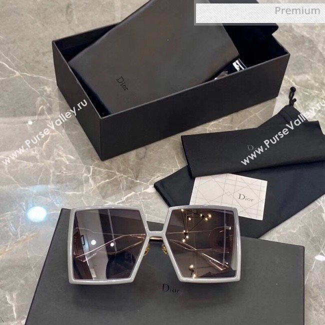 Dior Square 30Montaigne Sunglasses Grey 87 2020 (A-20041027)