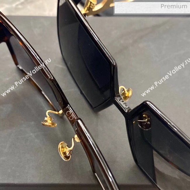 Dior Square 30Montaigne Sunglasses Black 92 2020 (A-20041032)