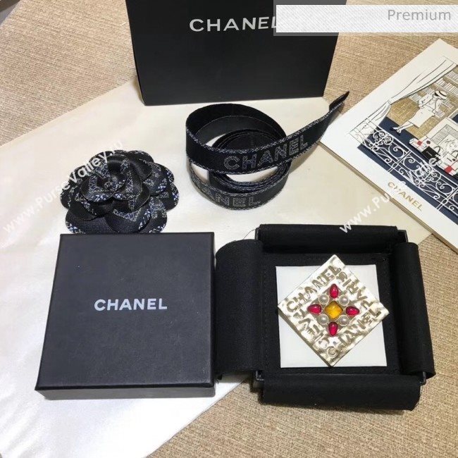 Chanel Square Metal Brooch 26 2020 (YF-20040651)