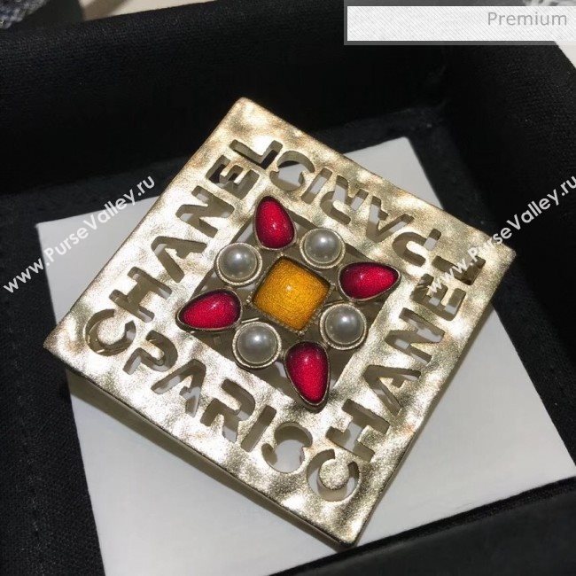 Chanel Square Metal Brooch 26 2020 (YF-20040651)