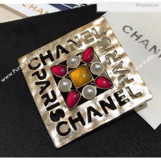 Chanel Square Metal Brooch 26 2020 (YF-20040651)