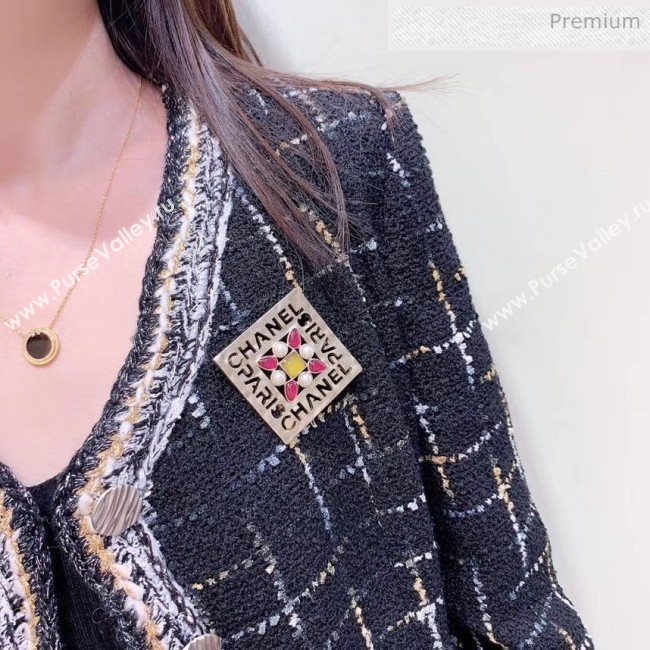 Chanel Square Metal Brooch 26 2020 (YF-20040651)