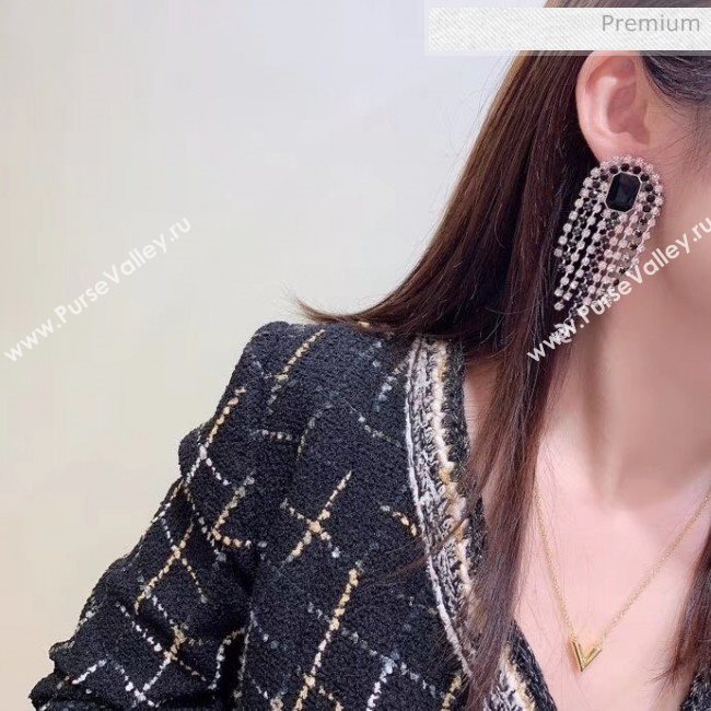 Chanel Crystal Tassel Earrings 29 2020 (YF-20040655)