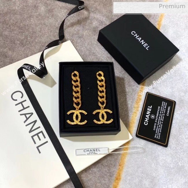 Chanel Gold Metal Earrings 30 2020 (YF-20040656)