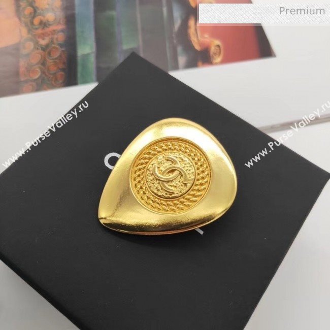 Chanel Brass Heart Brooch 33 2020 (YF-20040660)