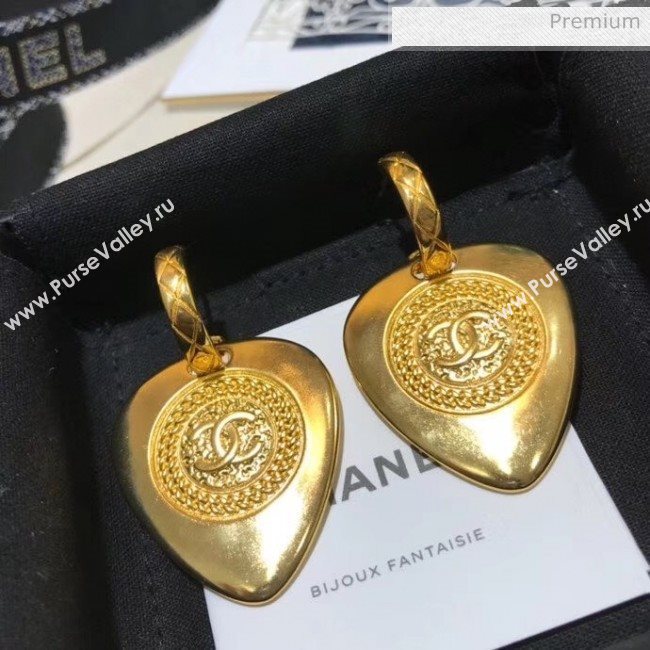 Chanel Brass Heart Earrings 35 2020 (YF-20040662)