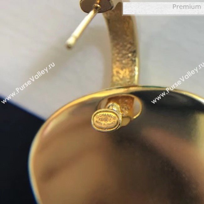 Chanel Brass Heart Earrings 35 2020 (YF-20040662)