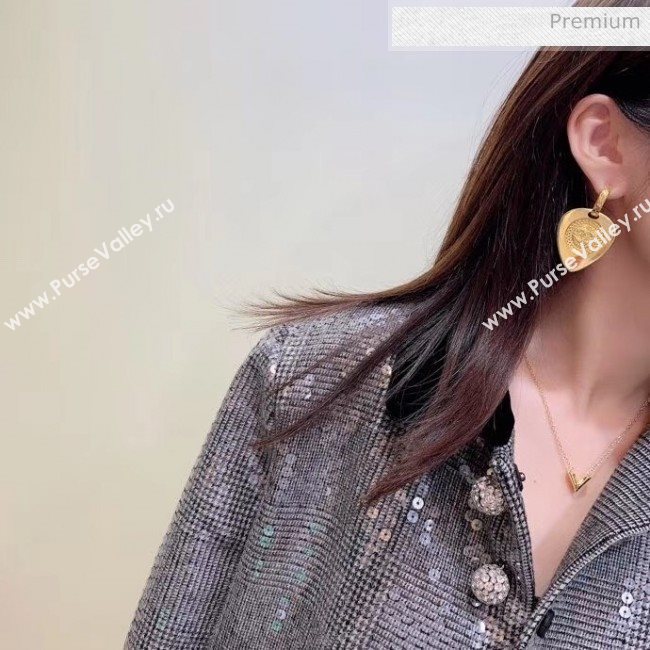 Chanel Brass Heart Earrings 35 2020 (YF-20040662)