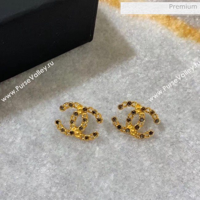 Chanel CC Brass Earrings 36 2020 (YF-20040663)