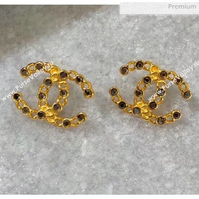 Chanel CC Brass Earrings 36 2020 (YF-20040663)