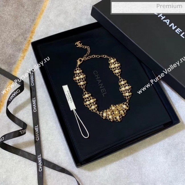 Chanel Pearls Necklace 11 2020 (YF-20040637)