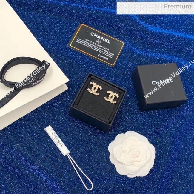 Chanel Crystal CC Earrings 43 2020 (YF-20040671)
