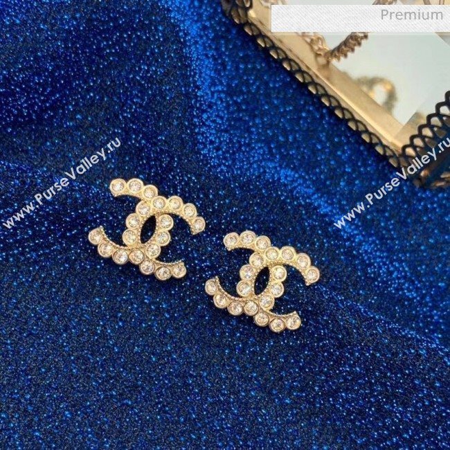 Chanel Crystal CC Earrings 43 2020 (YF-20040671)