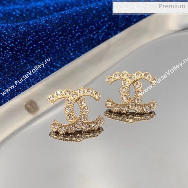 Chanel Crystal CC Earrings 43 2020 (YF-20040671)